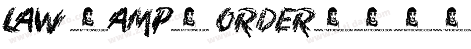 Law & Order字体转换